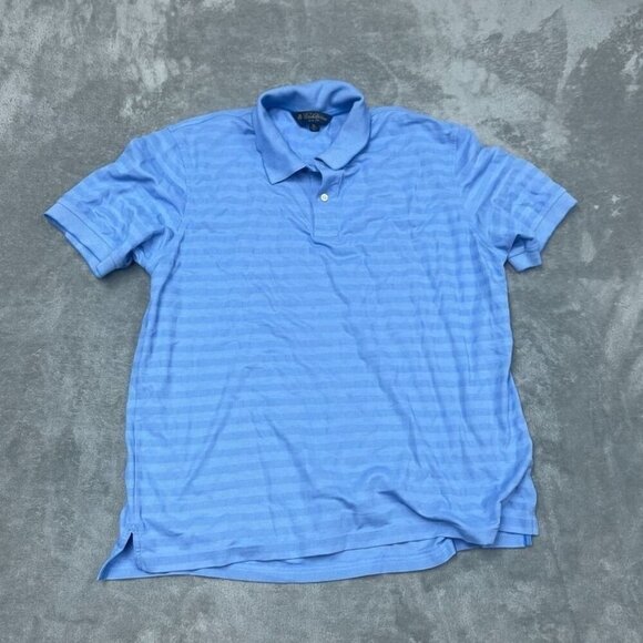 Brooks Brothers Other - Brooks Brothers Slim Fit Men’s Stripe Polo Shirt XL Blue 6977